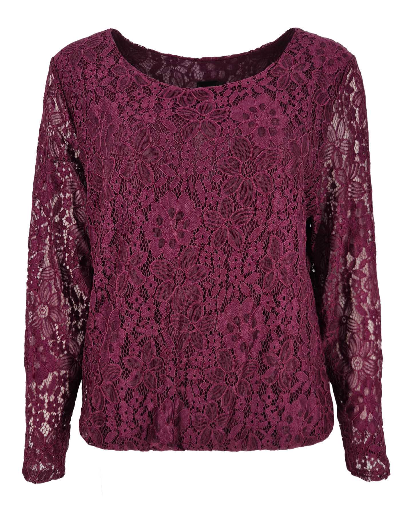 Top - Mona Kant | Bordeaux Tops & Blouses