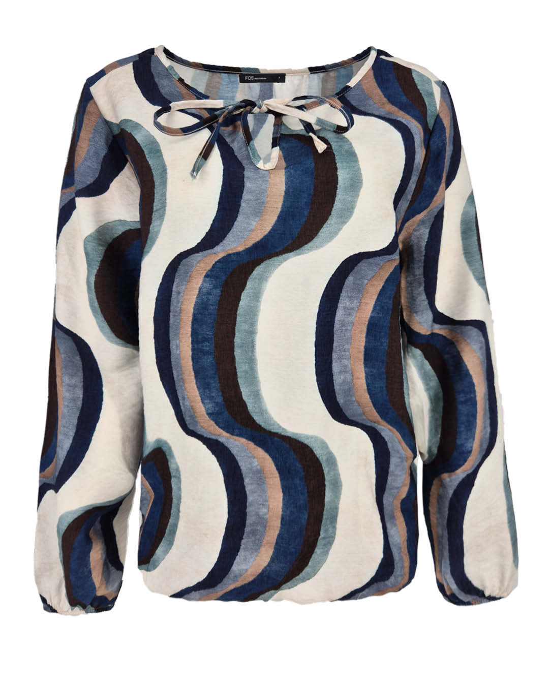 Blouson Lexi Jeans met grafisch wave dessin
