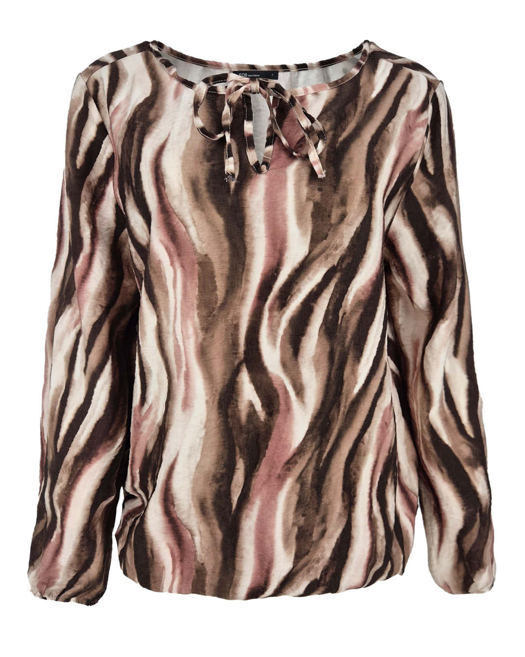Blouson Lexi Roze met grafisch lines dessin