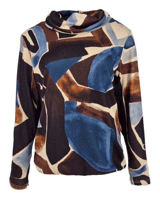 Blouson Nico Jeans met grafisch shape dessin
