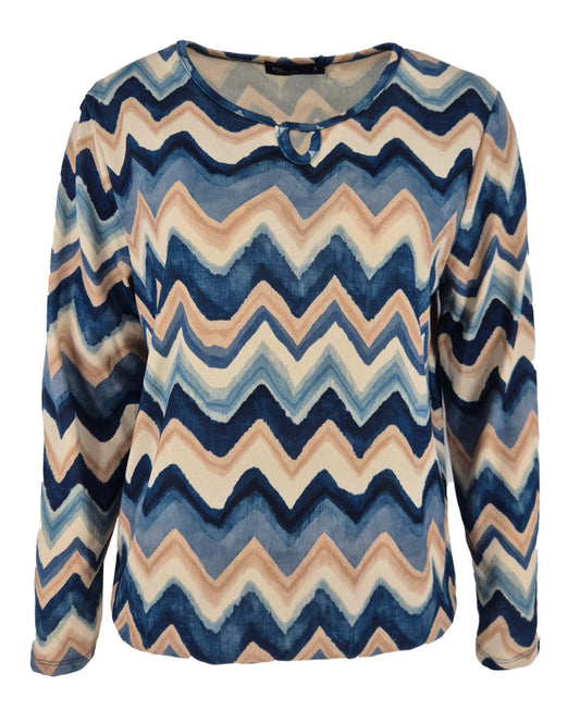 Blouson Mimi met missoni dessin in jeans