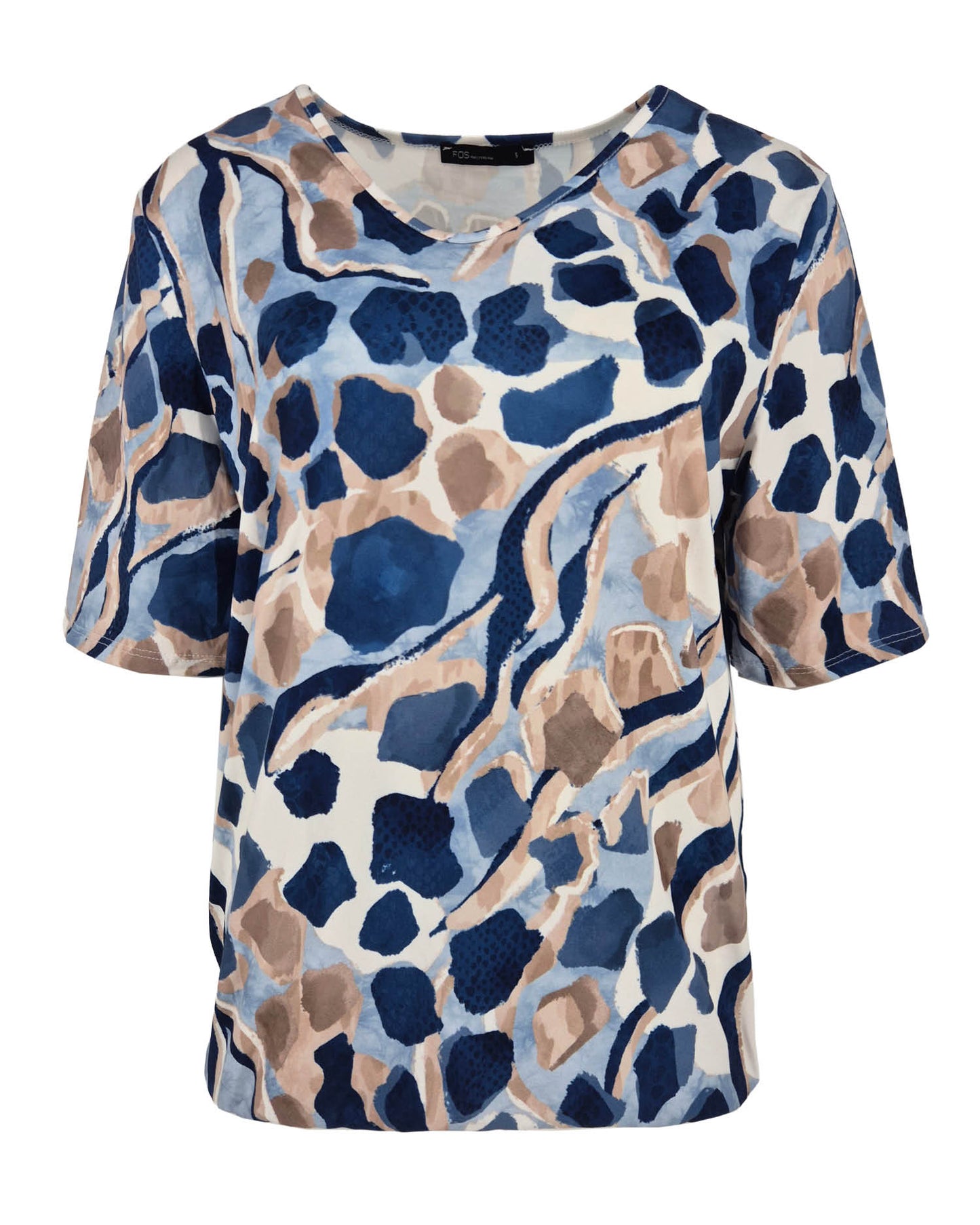Blouson Vivi in Navy met grafisch dessin