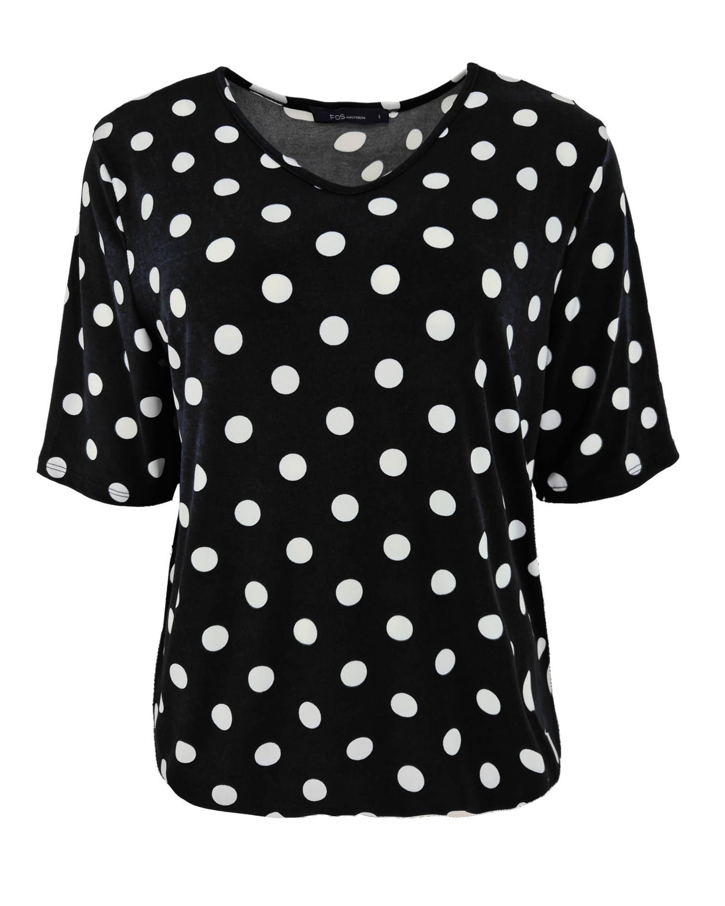 Blouson Vivi in Zwart met polka dessin