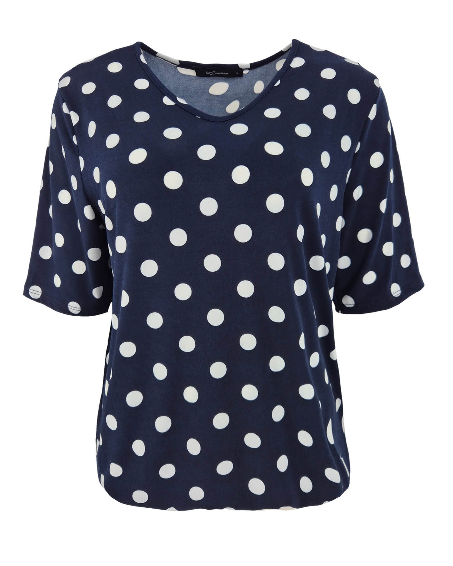 Blouson Vivi in Navy met polka dessin