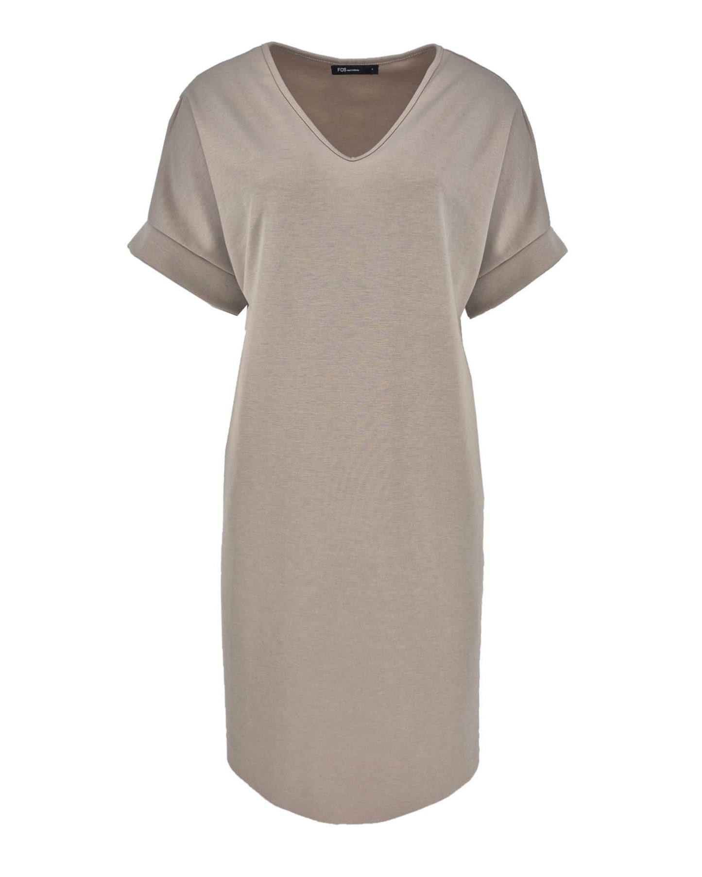 Losvallende jurk Danielle in beige