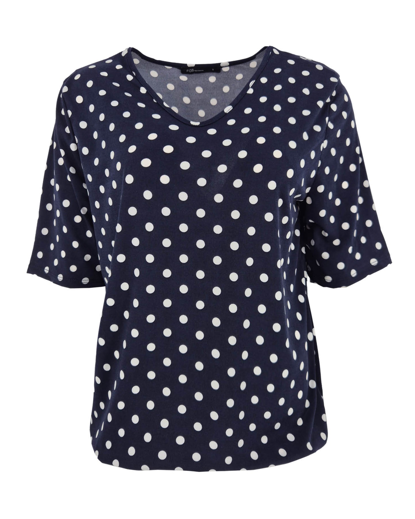 Blouson Vivi in Navy met petit polka dessin