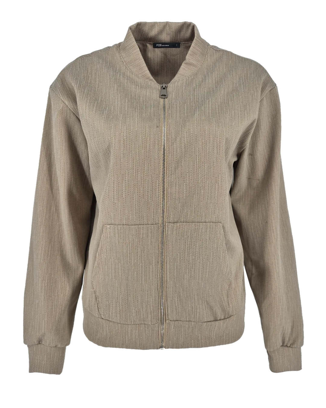 Bomberjack Izzy beige jacquard