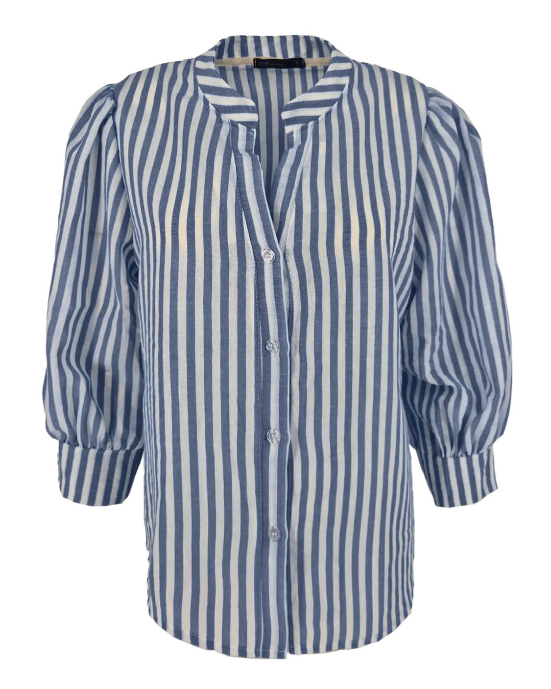 Blouse - Boho Streep | Navy