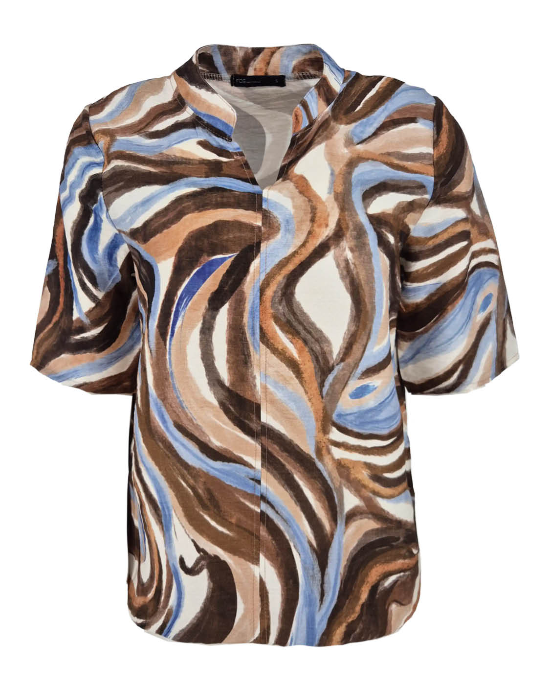 Blouson Doortje bruin grafisch dessin