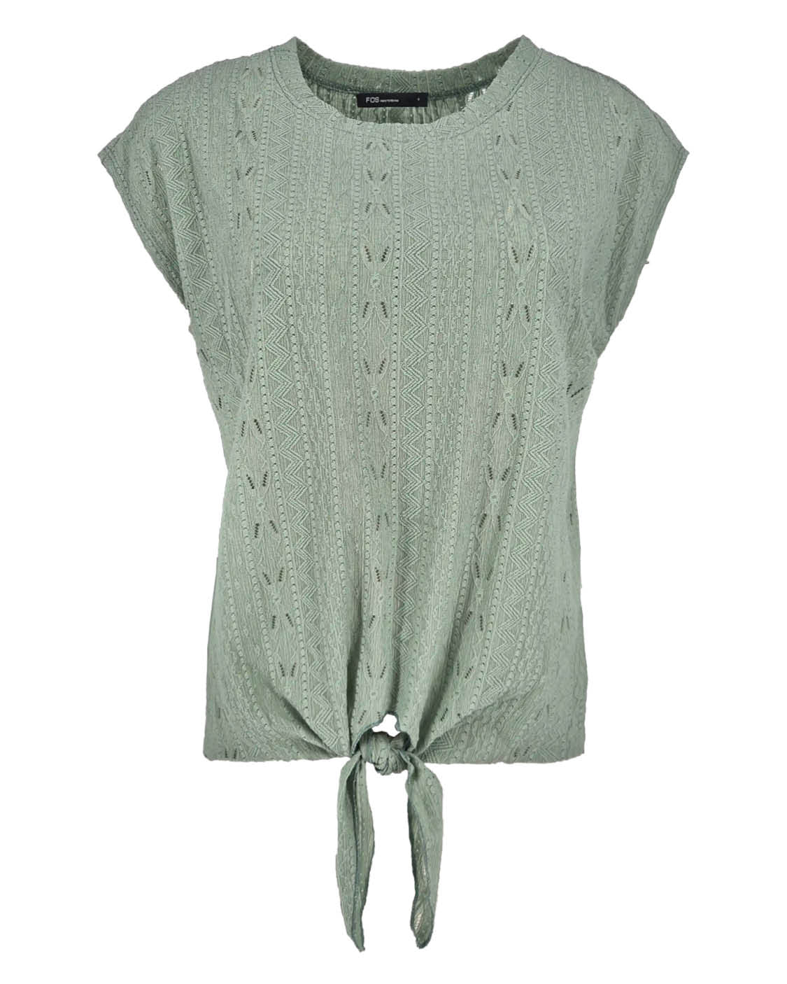Top - Ada Track broderie stretch | Reseda