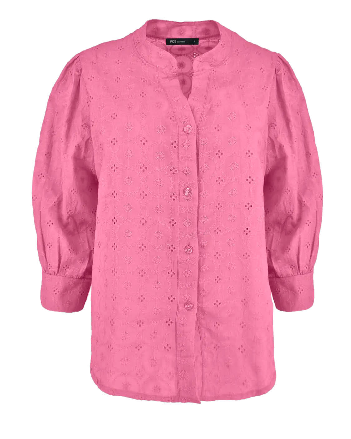 Blouse Boho fuchsia broderie