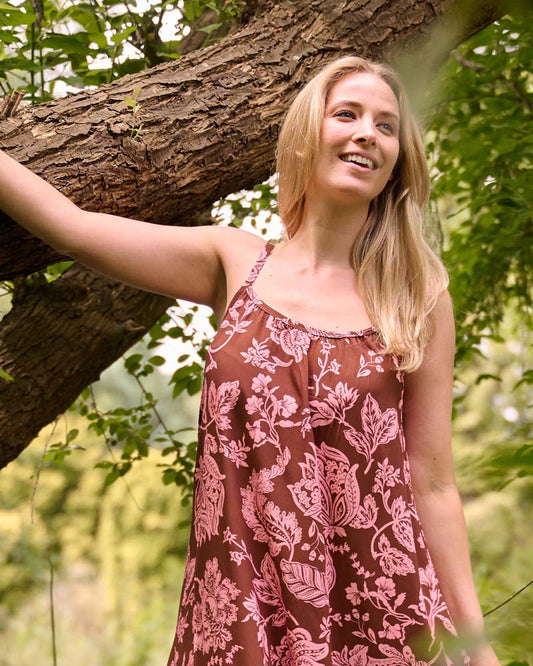 Jurk - Jolien Jacobean | Bruin