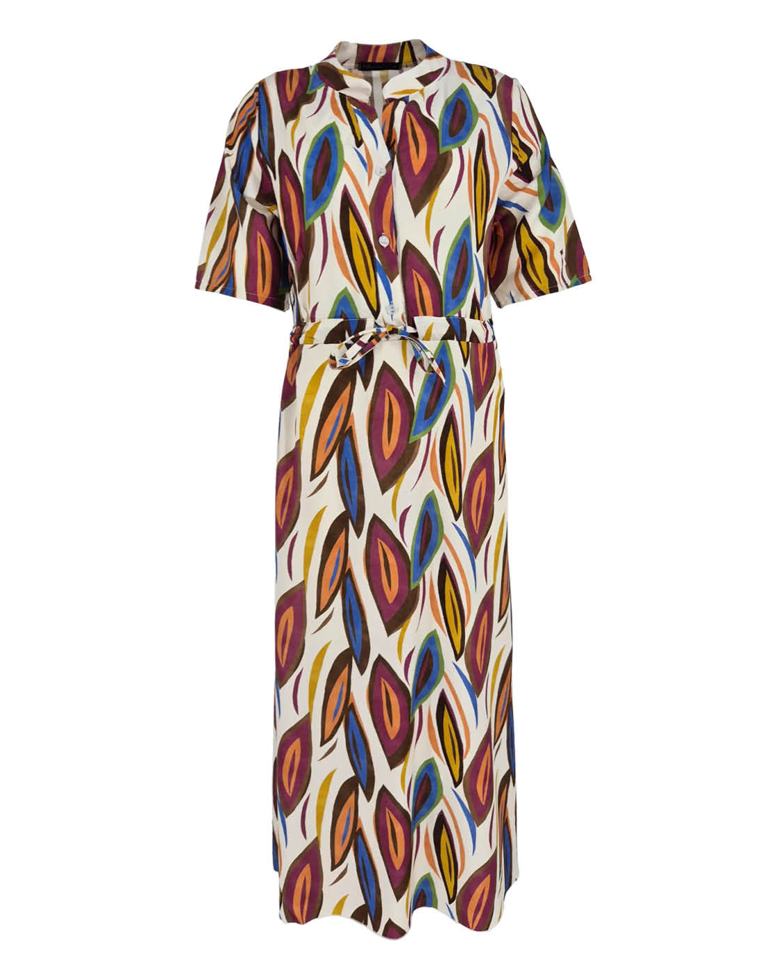 Jurk - Lalia Colourful Strokes | Plum