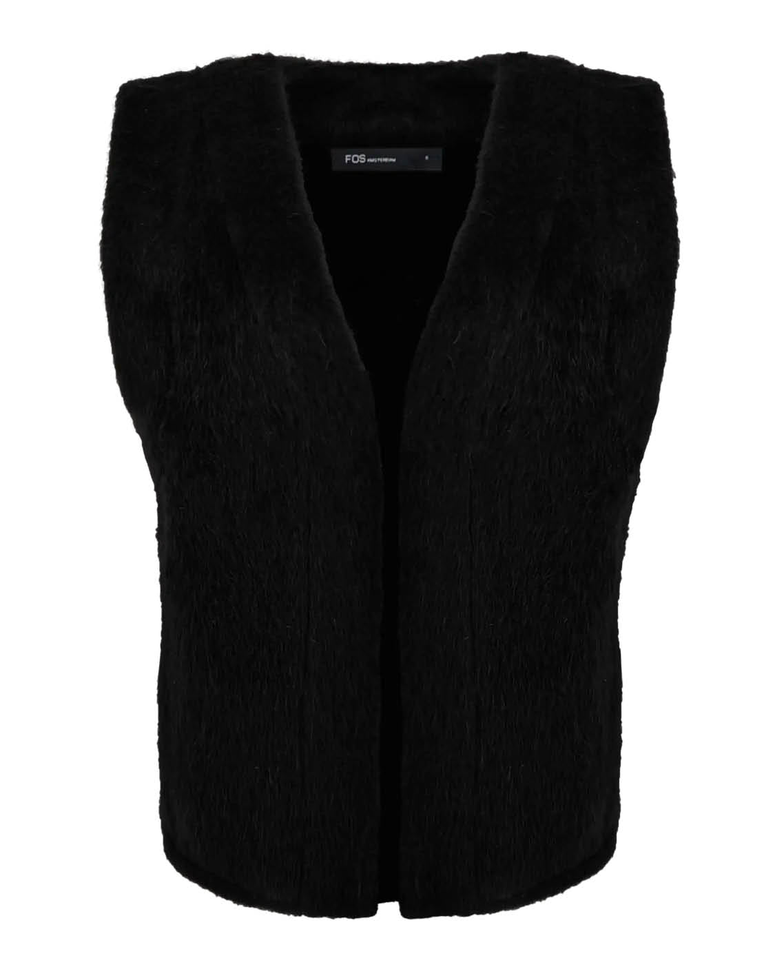 Gilet - Margriet Alpaca | Zwart
