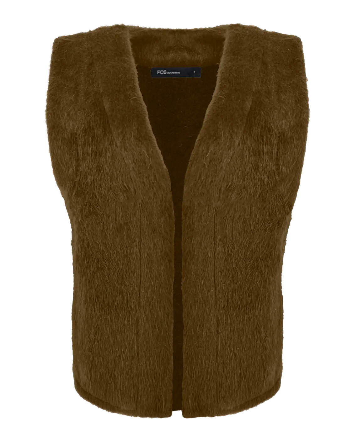 Gilet - Margriet Alpaca | Bruin