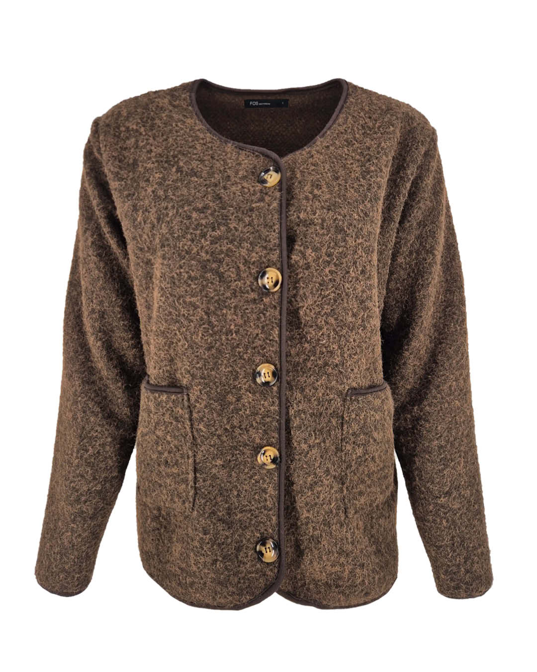 Jack - Kae Boiled wool look | Bruin