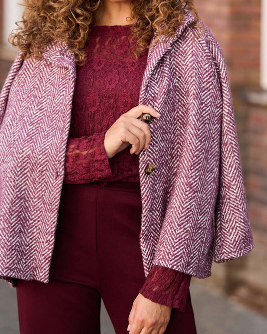 Jack - Aveline Visgraat grof | Violet