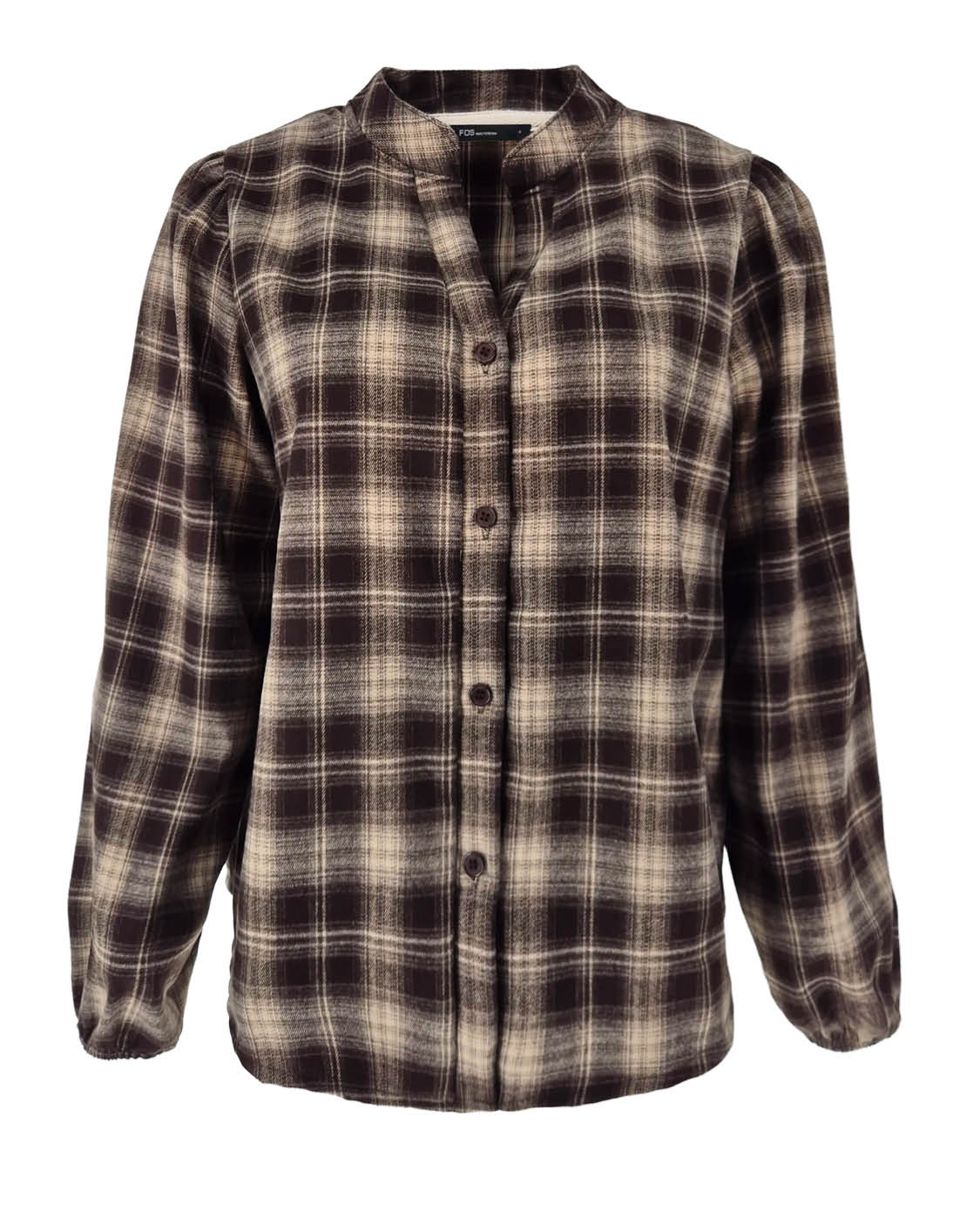 Blouse - Boho Ruit | Bruin