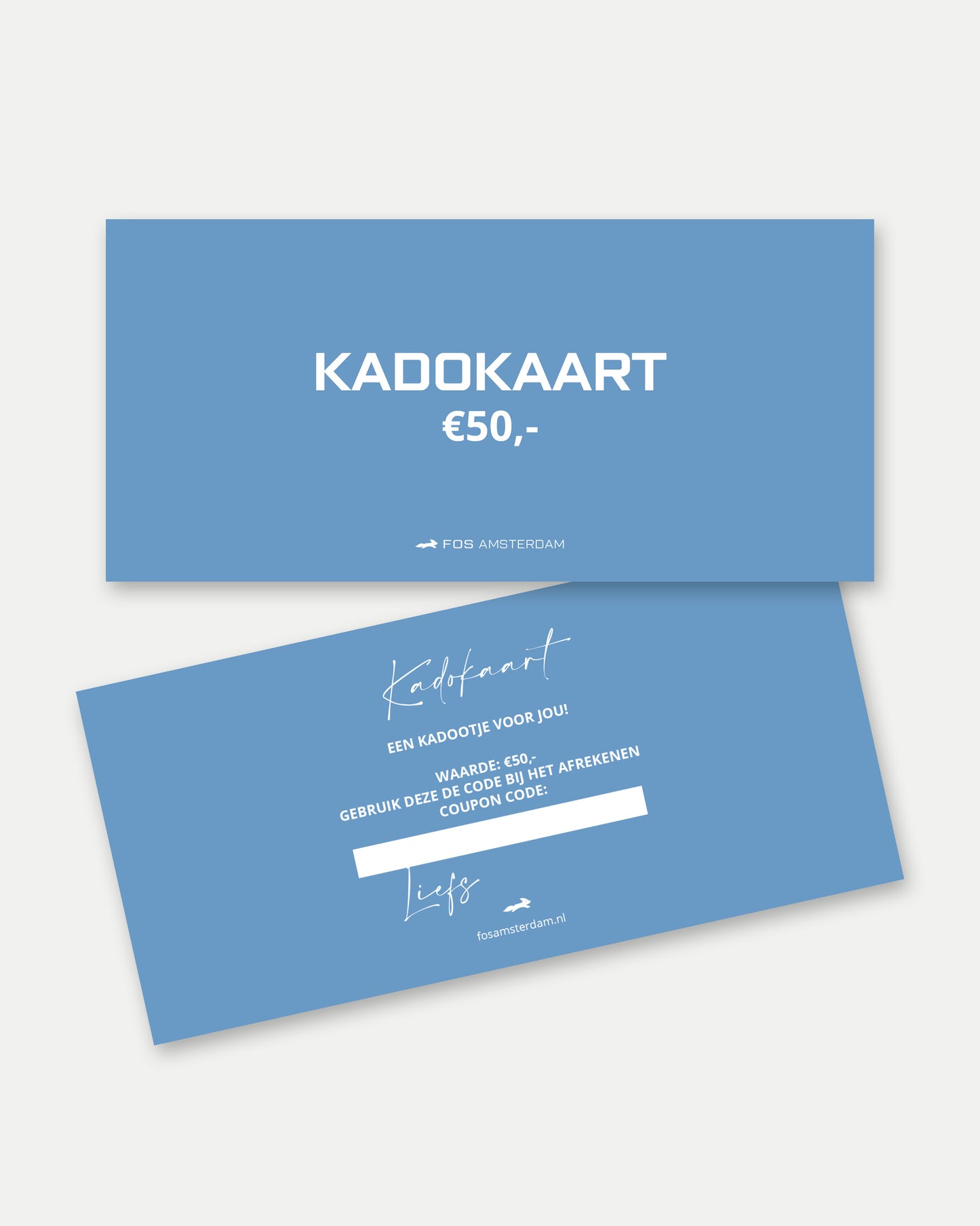 FOS Amsterdam kadokaart - t.w.v. 50€