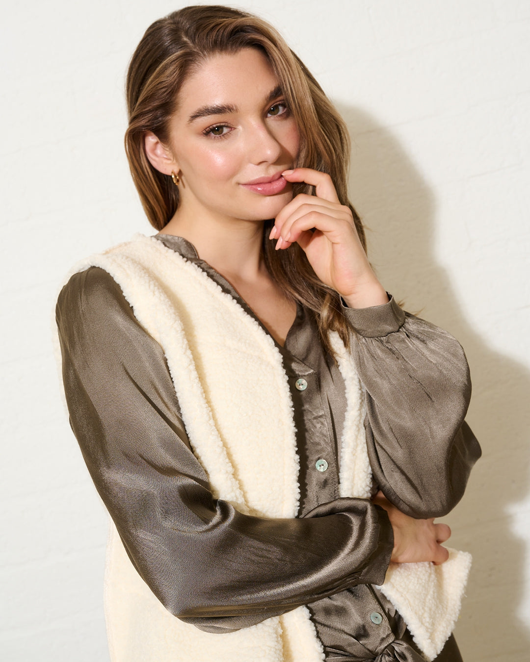 Blouse | Taupe