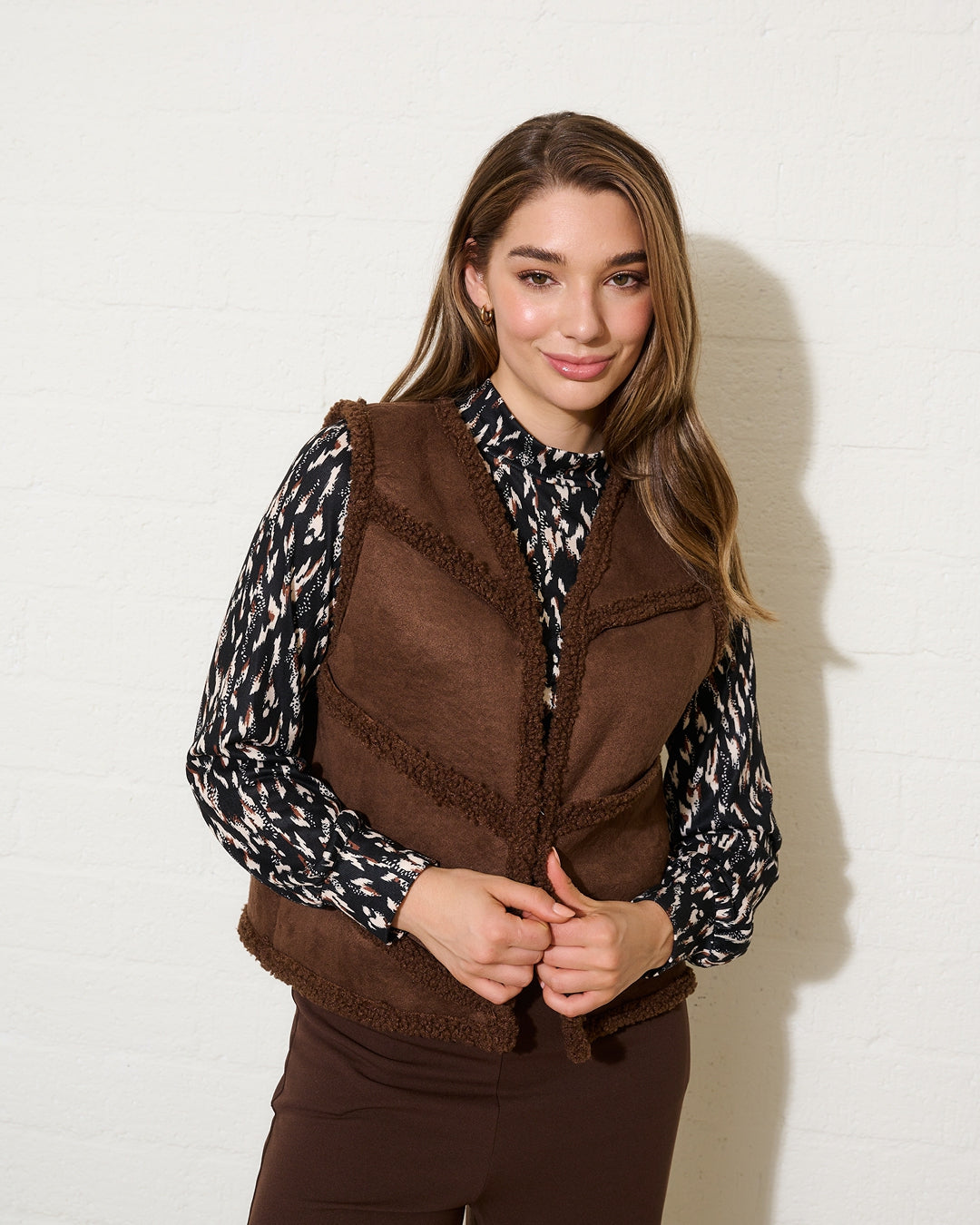 Gilet | Dark Brown