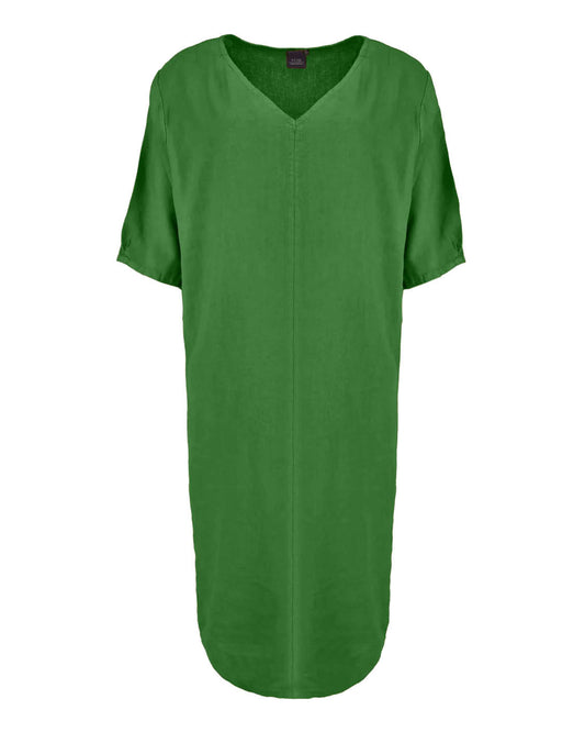 Jurk - Linde Linnen Uni | Groen