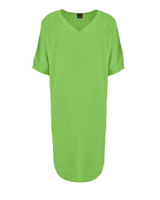 Jurk - Linde Linnen Uni | Appel-Groen