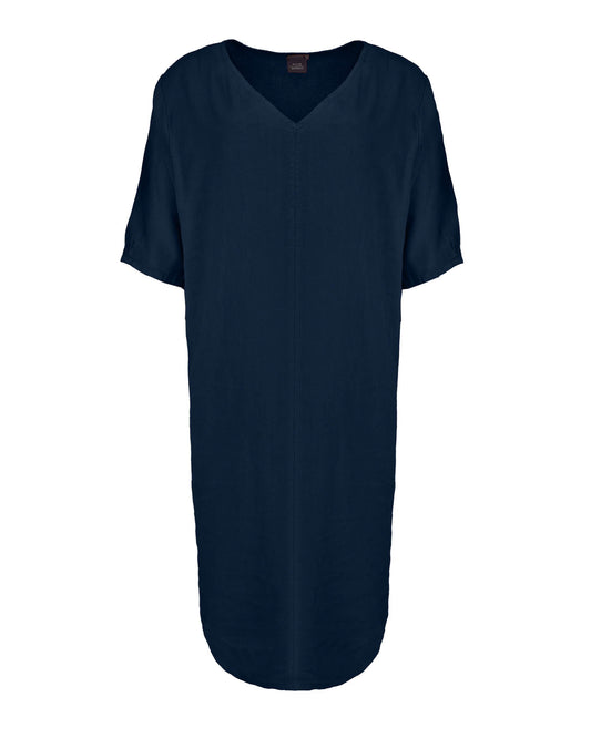 Jurk - Linde Linnen Uni | Navy