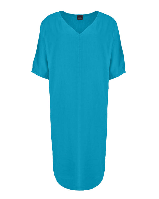 Jurk - Linde Linnen Uni | Aqua