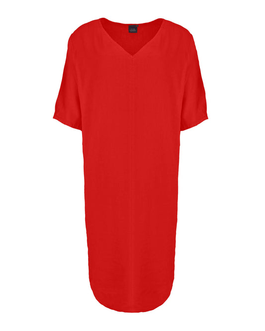 Jurk - Linde Linnen Uni | Rood