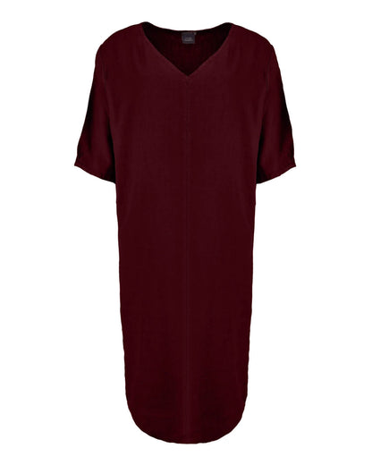 Jurk - Linde Linnen Uni | Plum