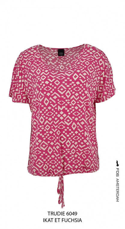 Trudie - Ikat ET | Fuchsia