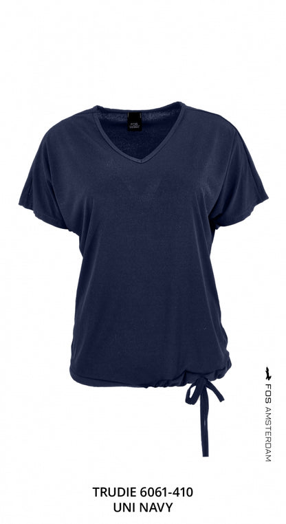 Trudie - Uni korte mouw | Navy