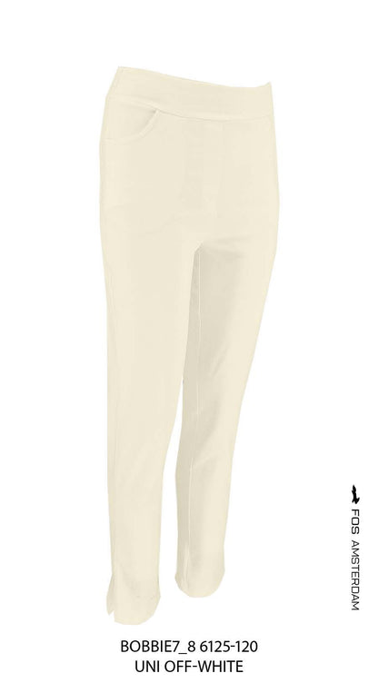 broek bobbie7_8 uni off white