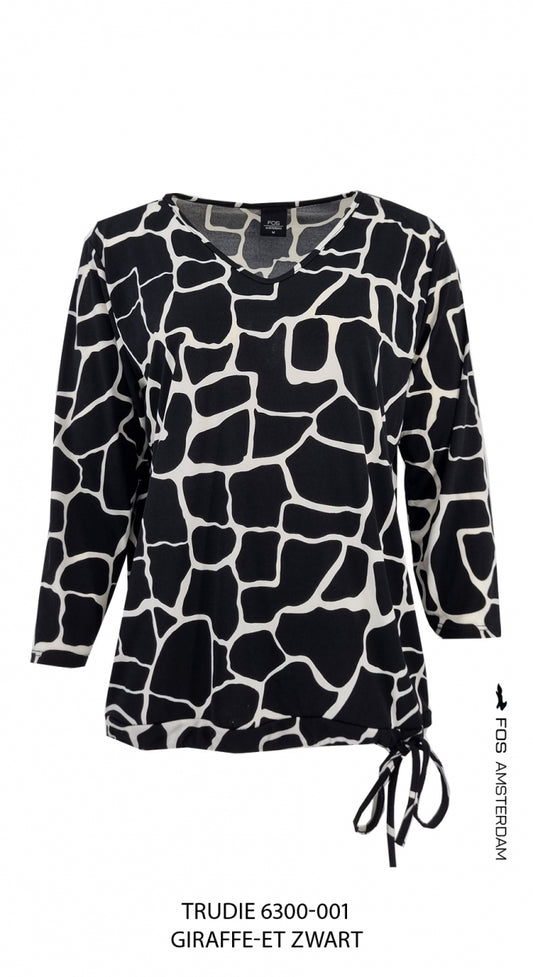 Trudie - Giraffe-ET | Zwart