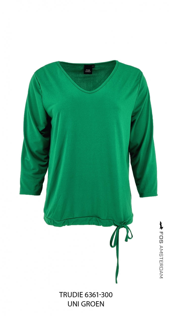 Trudie - Uni-ET 3/4 mouw | Groen