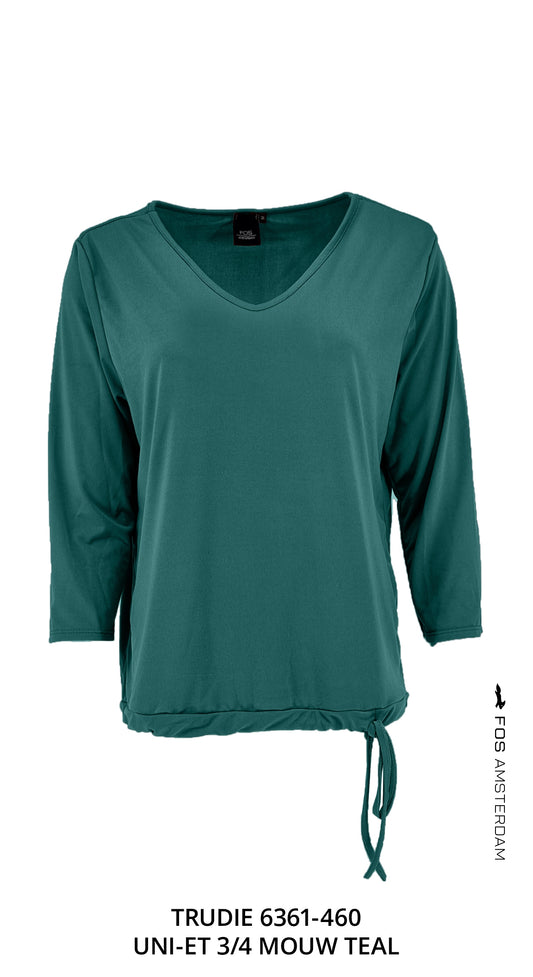 Trudie - Uni-ET 3/4 mouw | Teal