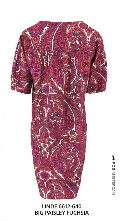 Linde - Big Paisley | Fuchsia