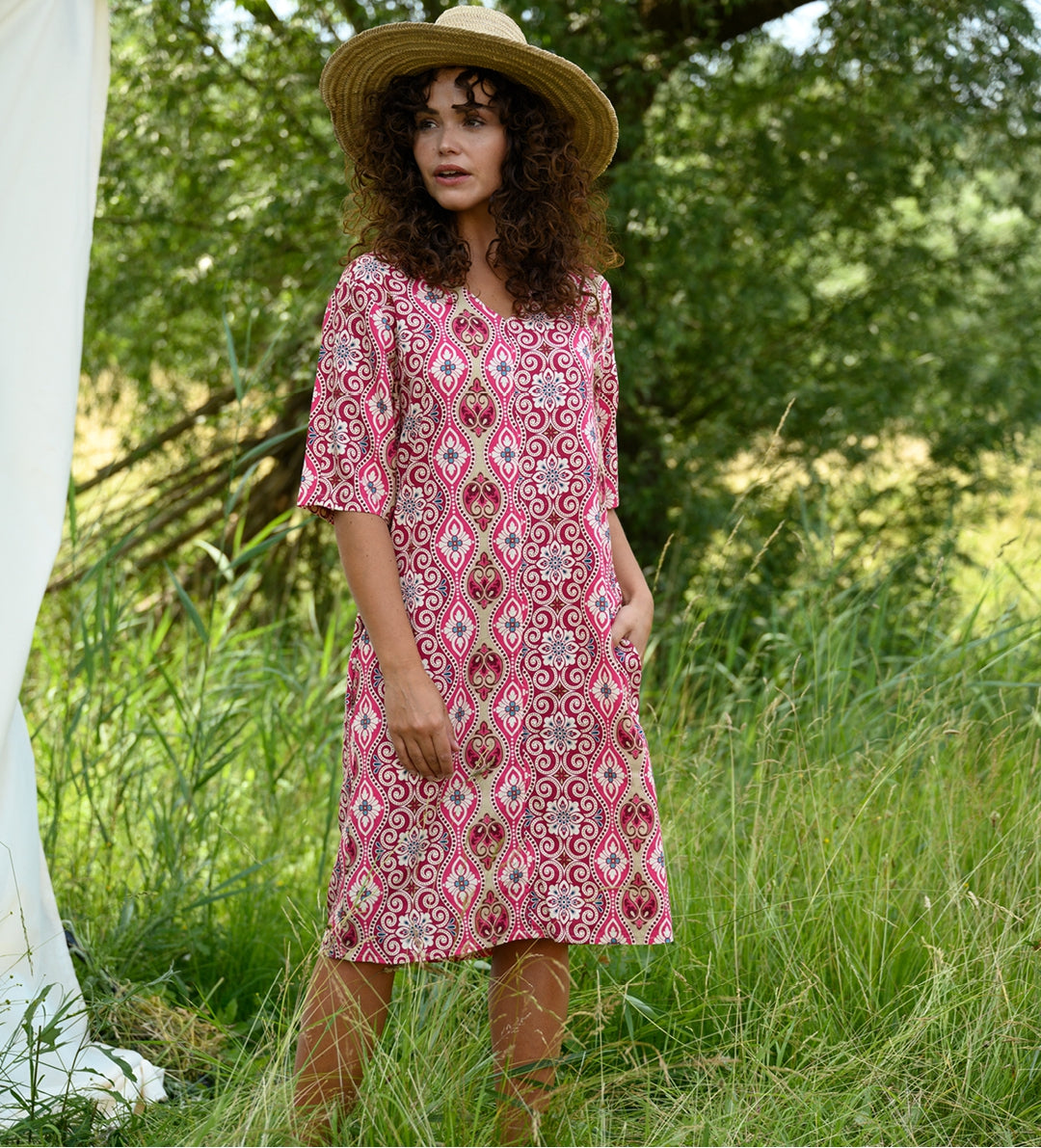 Linde - ornament | Fuchsia