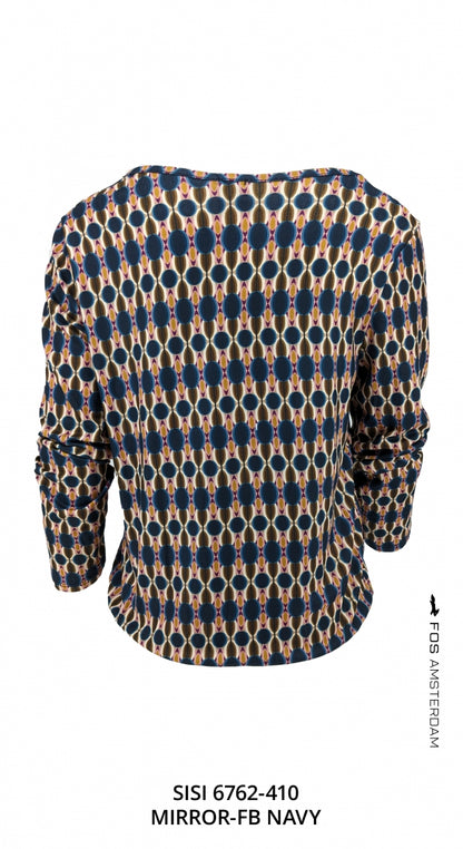 Sisi - Mirror-FB (lange mouw) | Navy
