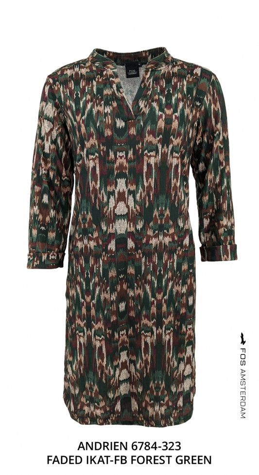 Andrien - Faded Ikat-FB | Forest Green