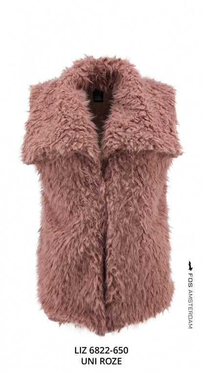 Liz - Faux fur | Roze