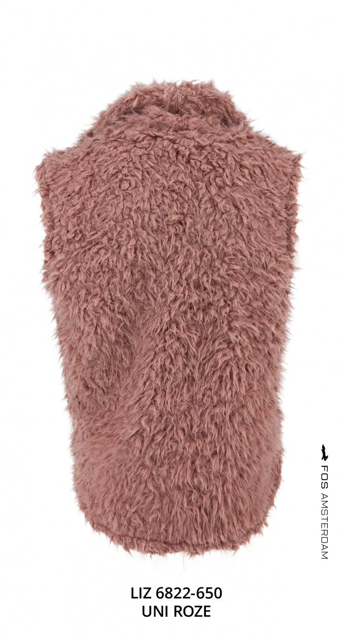 Liz - Faux fur | Roze