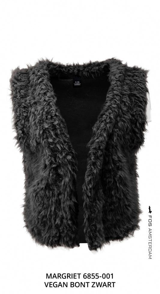 Margriet - Faux fur | Zwart