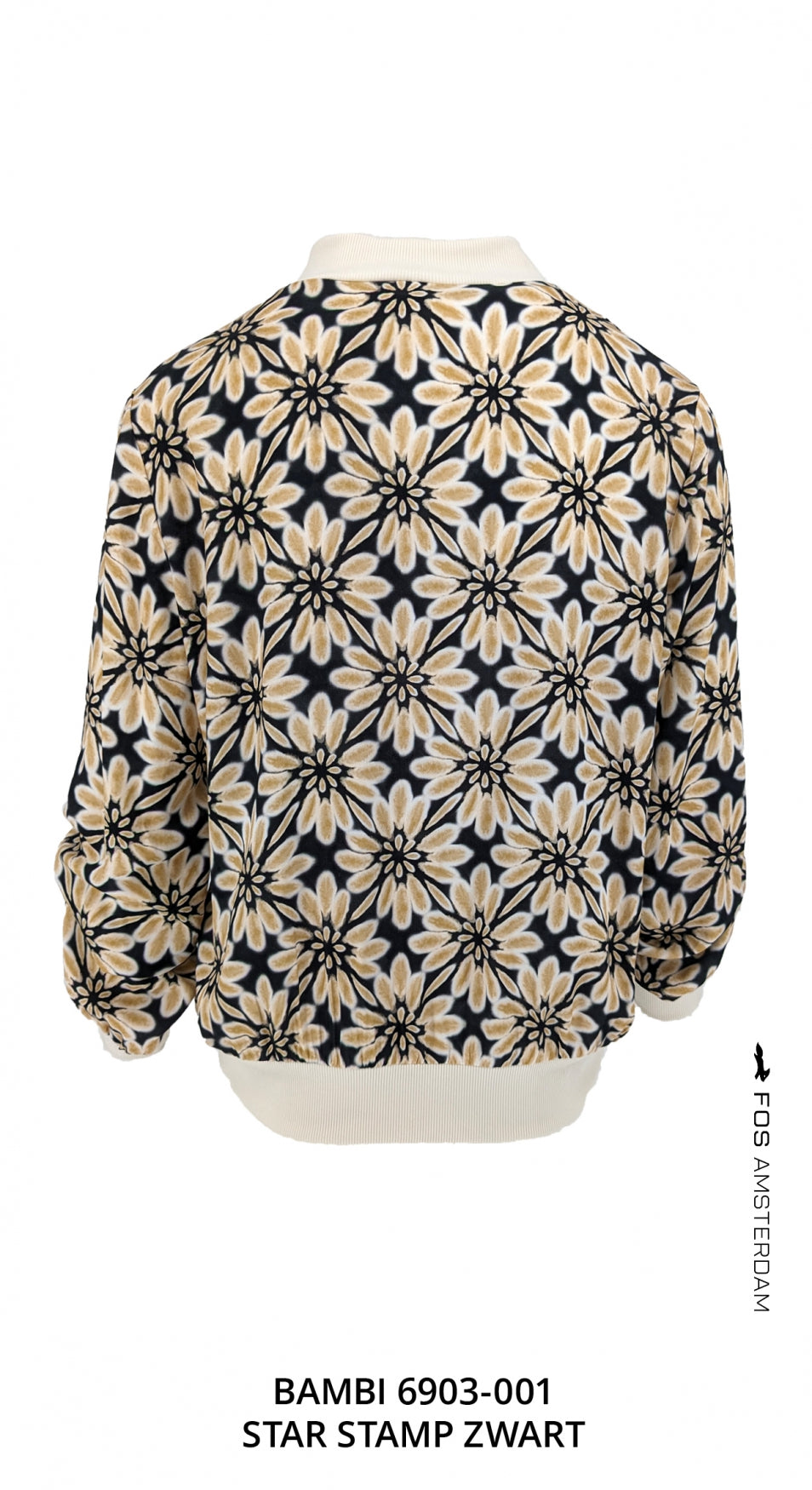 bambi star Bambi - Star stamp | Zwart – FOS Amsterdam