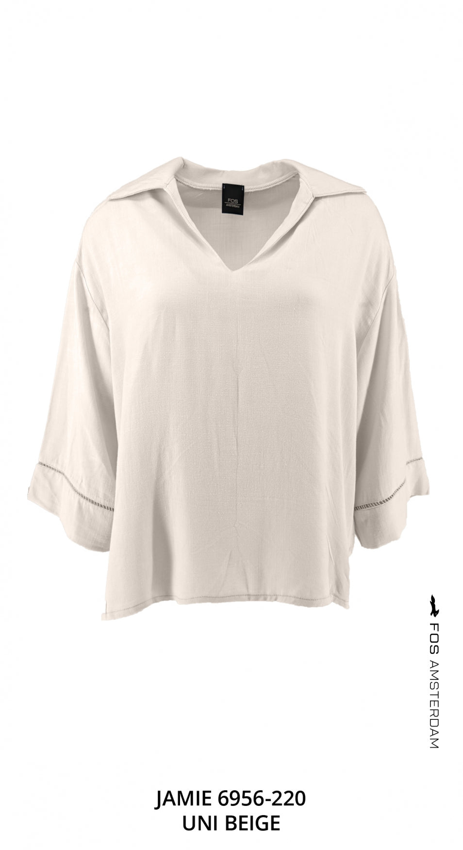 blouse jamie uni beige