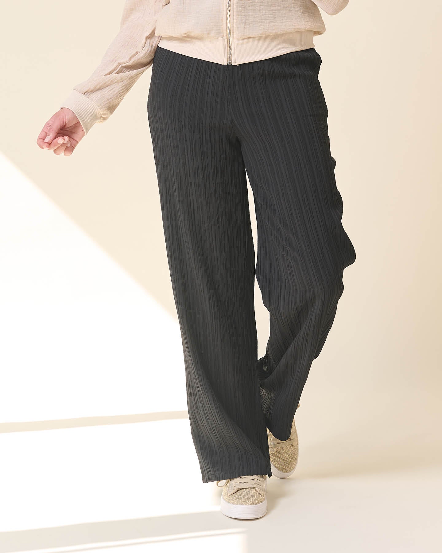 Broek - Rikki - Uni Boomschors | Zwart Broeken