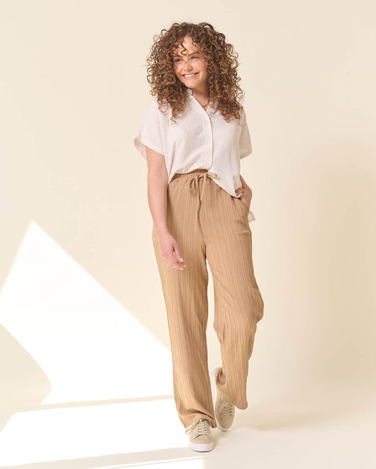 Broek - Rikki - Uni Boomschors | Camel