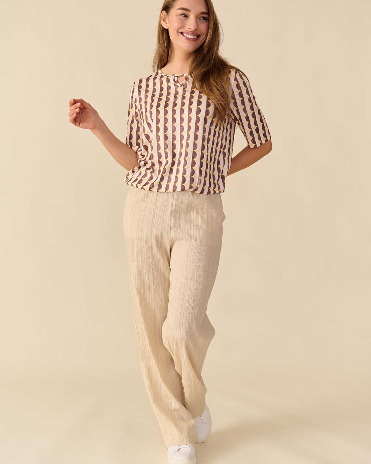 broek rikki uni boomschors beige
