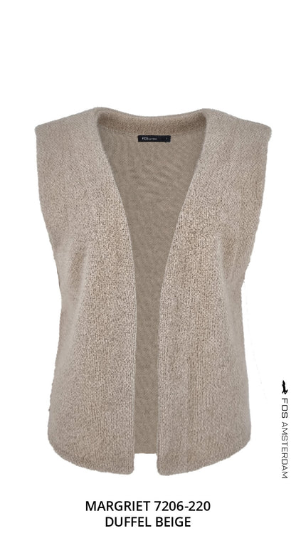 Gilet - Margriet Duffel Lurex | Beige